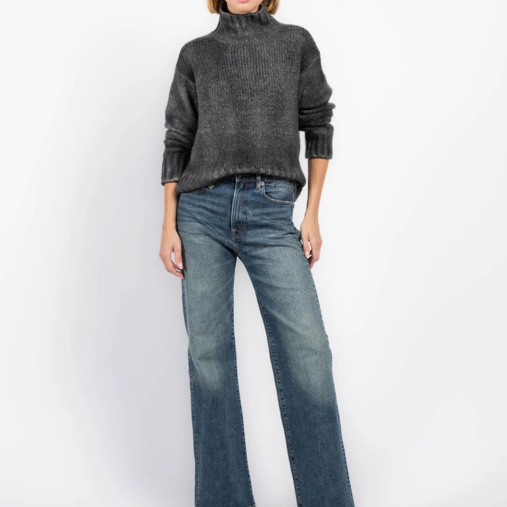 Avant Toi Mockneck grey Sweater